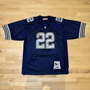 MITCHELL & NESS M&N DALLAS COWBOYS NFL EMMITT SMITH JERSEY SIZE 52 AUTHENTIC